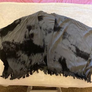 American Eagle don’t ask why tie dye poncho